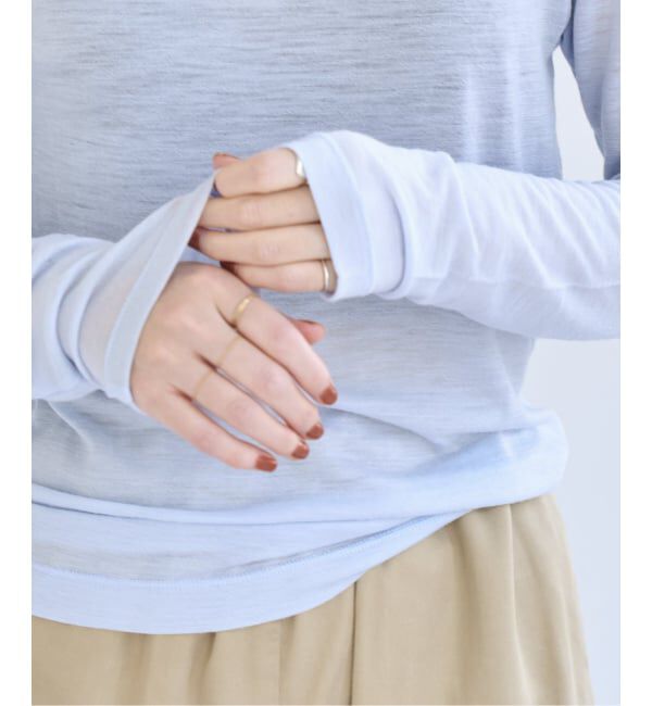 EMILYWEEK「《追加》スーパーウール タートルネックシアープルオーバー」|Tシャツ・カットソー|