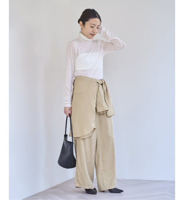 EMILYWEEK「《追加》スーパーウール タートルネックシアープルオーバー」|Tシャツ・カットソー|