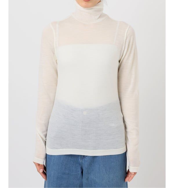 EMILYWEEK「《追加》スーパーウール タートルネックシアープルオーバー」|Tシャツ・カットソー|