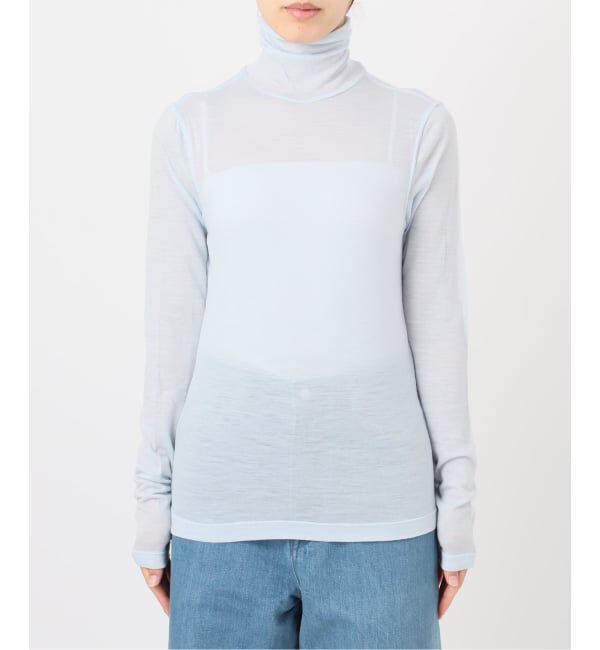 EMILYWEEK「《追加》スーパーウール タートルネックシアープルオーバー」|Tシャツ・カットソー|