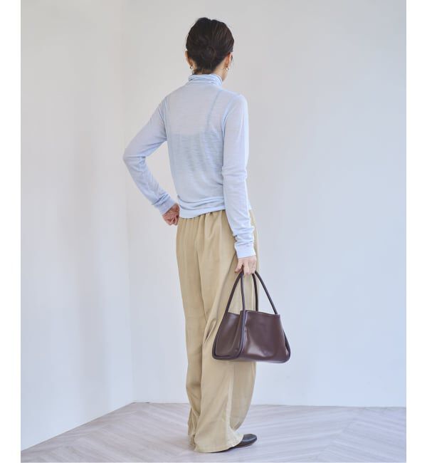 EMILYWEEK「《追加》スーパーウール タートルネックシアープルオーバー」|Tシャツ・カットソー|