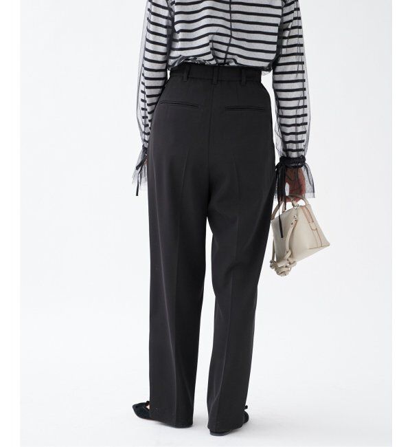 IENA「《追加3》サスペンダーツイルパンツ」|スラックス|