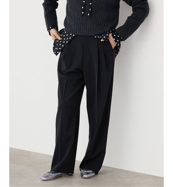 IENA「《追加3》サスペンダーツイルパンツ」|スラックス|