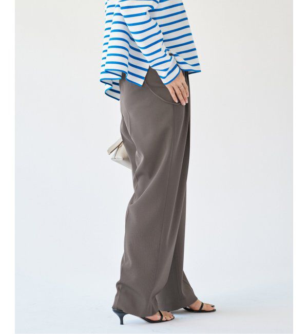 IENA「《追加3》サスペンダーツイルパンツ」|スラックス|