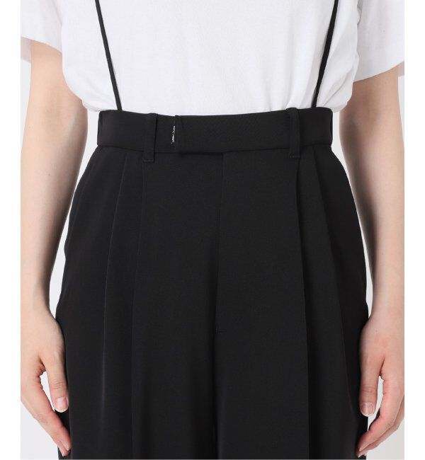 IENA「《追加3》サスペンダーツイルパンツ」|スラックス|