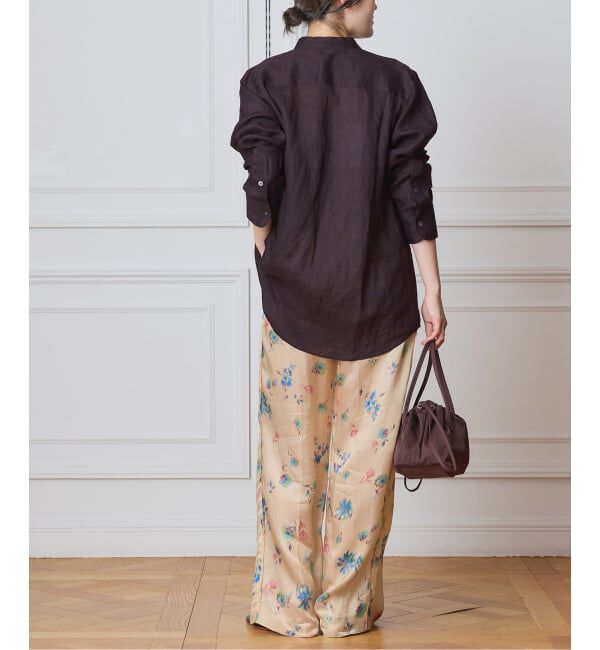 IENA LA BOUCLE「IENA LA BOUCLE ボタニカルプリントイージーパンツ」|その他|