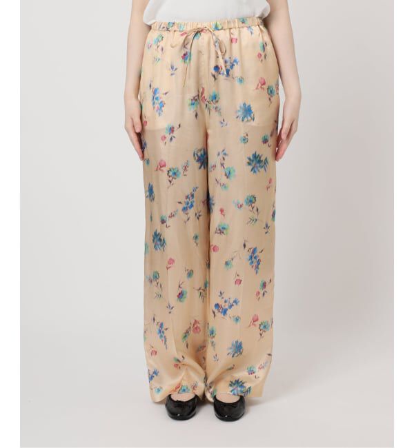 IENA LA BOUCLE「IENA LA BOUCLE ボタニカルプリントイージーパンツ」|その他|