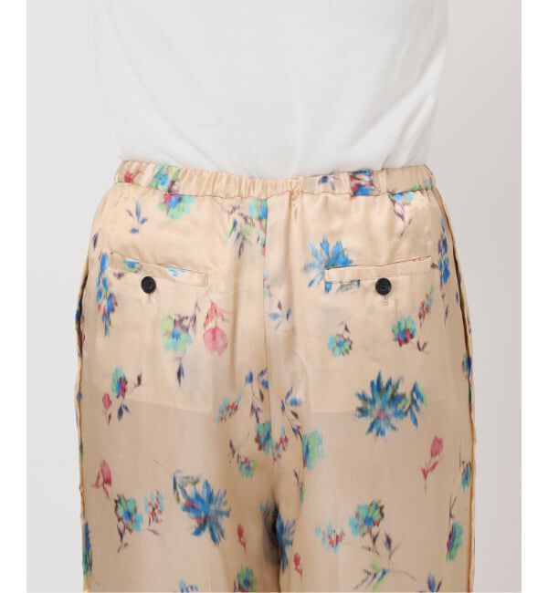 IENA LA BOUCLE「IENA LA BOUCLE ボタニカルプリントイージーパンツ」|その他|