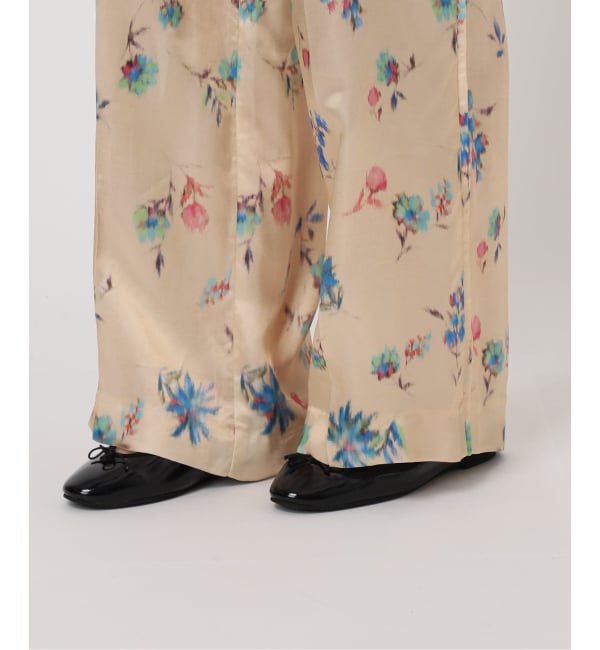 IENA LA BOUCLE「IENA LA BOUCLE ボタニカルプリントイージーパンツ」|その他|