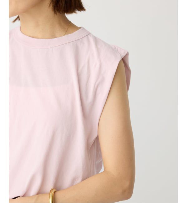 IENA「《追加》ATON/エイトン FRESCA SINGLE JERSEY ノースリーブ」|Tシャツ・カットソー|