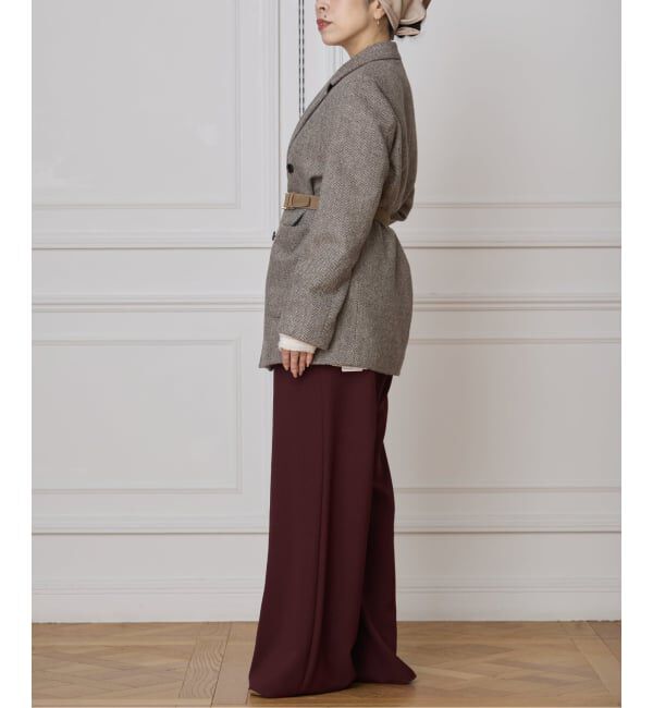 IENA LA BOUCLE「IENA LA BOUCLE ポリエステルトロイージーパンツ」|その他|