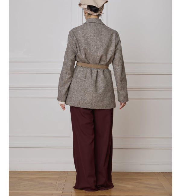 IENA LA BOUCLE「IENA LA BOUCLE ポリエステルトロイージーパンツ」|その他|