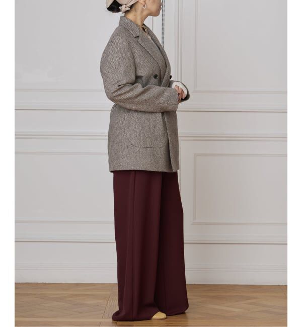 IENA LA BOUCLE「IENA LA BOUCLE ポリエステルトロイージーパンツ」|その他|