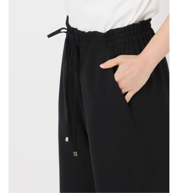 IENA LA BOUCLE「IENA LA BOUCLE ポリエステルトロイージーパンツ」|その他|