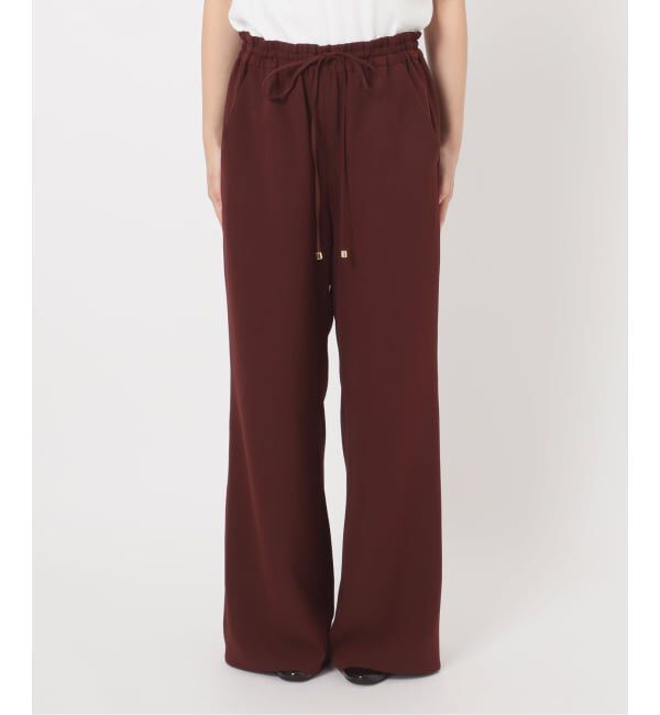 IENA LA BOUCLE「IENA LA BOUCLE ポリエステルトロイージーパンツ」|その他|