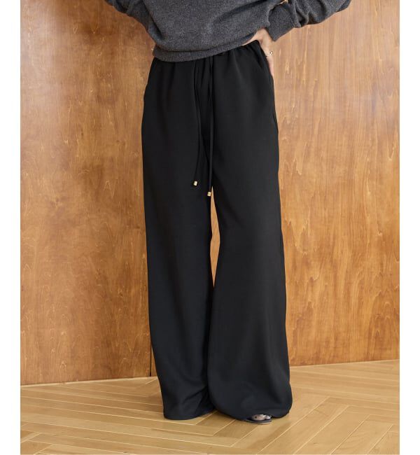 IENA LA BOUCLE「IENA LA BOUCLE ポリエステルトロイージーパンツ」|その他|