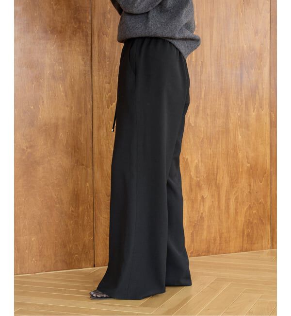 IENA LA BOUCLE「IENA LA BOUCLE ポリエステルトロイージーパンツ」|その他|