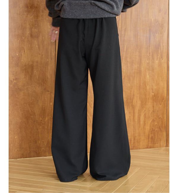 IENA LA BOUCLE「IENA LA BOUCLE ポリエステルトロイージーパンツ」|その他|