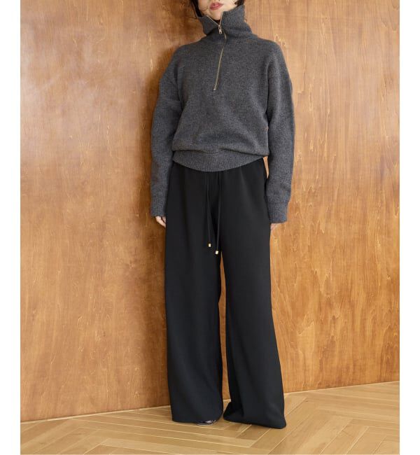 IENA LA BOUCLE「IENA LA BOUCLE ポリエステルトロイージーパンツ」|その他|