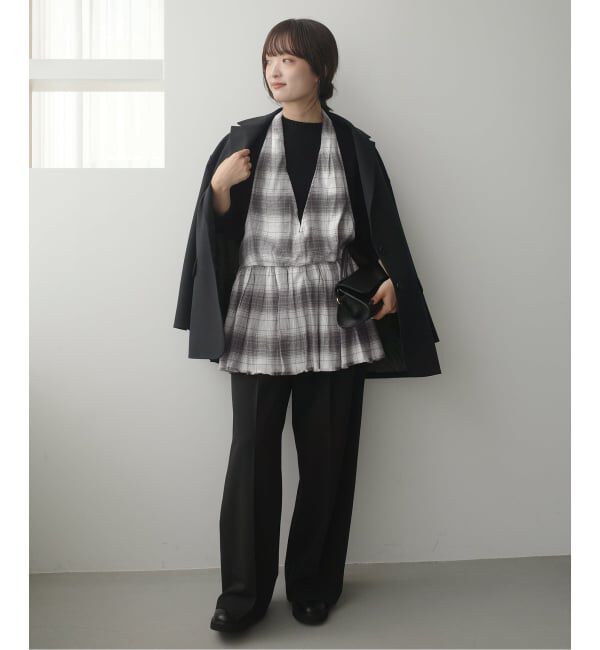 SLOBE IENA「crinkle crinkle crinkle SLOBE別注 ホルターネックキャミソール」|キャミソール|