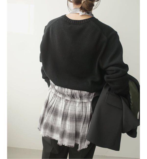 SLOBE IENA「crinkle crinkle crinkle SLOBE別注 ホルターネックキャミソール」|キャミソール|