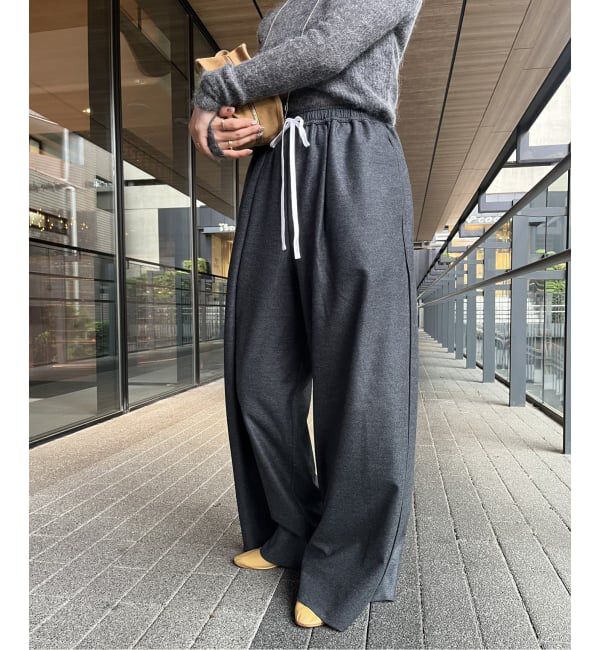 IENA LA BOUCLE「IENA LA BOUCLE ウールジャージイージーパンツ」|その他|