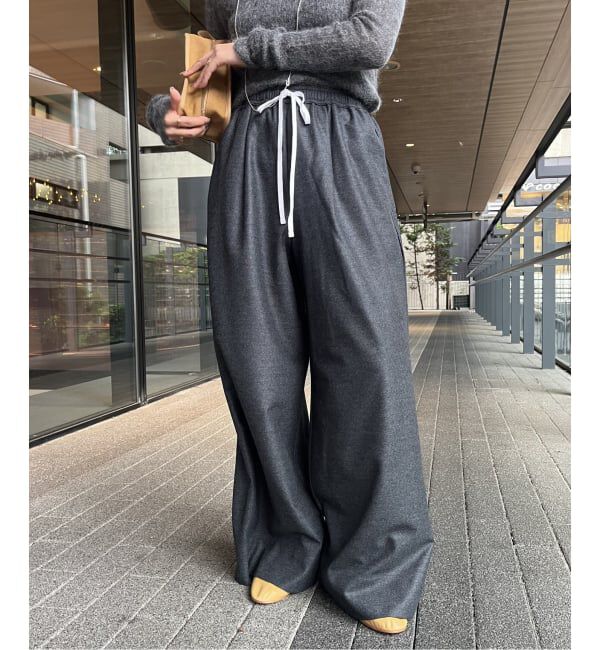 IENA LA BOUCLE「IENA LA BOUCLE ウールジャージイージーパンツ」|その他|
