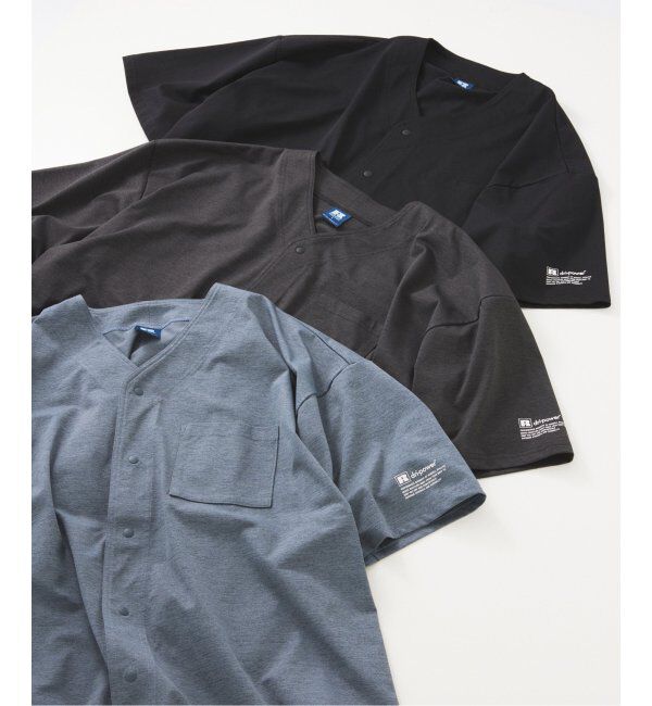 JOURNAL STANDARD relume「吸水速乾 RUSSELL ATHLETIC 別注 Dri-Power(R) ベースボールシャツ」|シャツ・ブラウス|