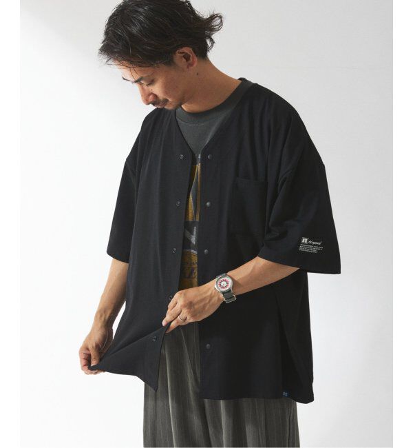 JOURNAL STANDARD relume「吸水速乾 RUSSELL ATHLETIC 別注 Dri-Power(R) ベースボールシャツ」|シャツ・ブラウス|