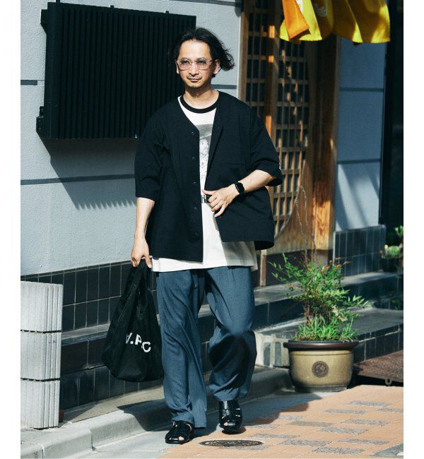 JOURNAL STANDARD relume「吸水速乾 RUSSELL ATHLETIC 別注 Dri-Power(R) ベースボールシャツ」|シャツ・ブラウス|