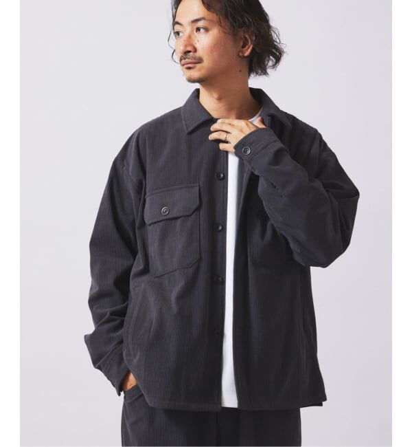 JOURNAL STANDARD relume「TECH &rdquo;SOLOTEX(R)&rdquo; コーデュロイ ウォッシャブル CPOシャツジャケット」|シャツ・ブラウス|グレー