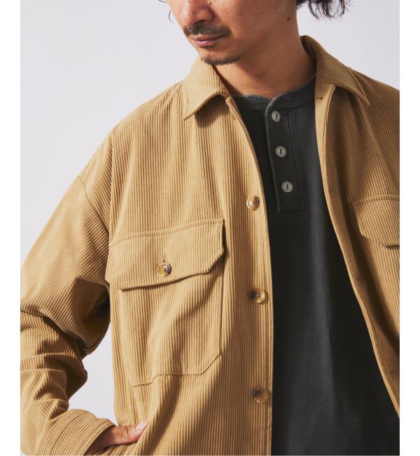 JOURNAL STANDARD relume「TECH &rdquo;SOLOTEX(R)&rdquo; コーデュロイ ウォッシャブル CPOシャツジャケット」|シャツ・ブラウス|ベージュ B