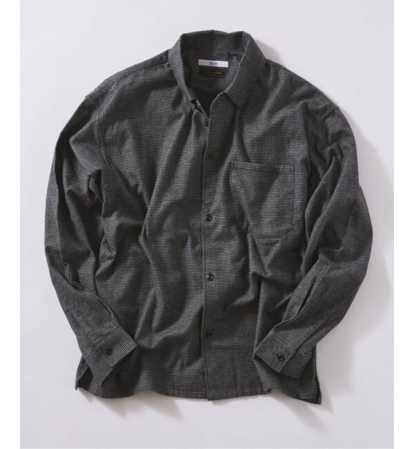 JOURNAL STANDARD relume「JAMES FABRIC / ジェームスファブリック チドリ チェック シャツ」|シャツ・ブラウス|ブラック