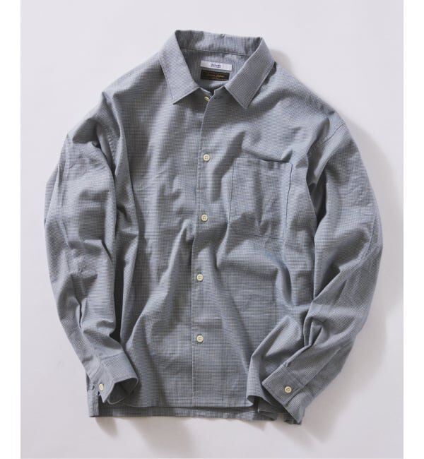 JOURNAL STANDARD relume「JAMES FABRIC / ジェームスファブリック チドリ チェック シャツ」|シャツ・ブラウス|ブルー A