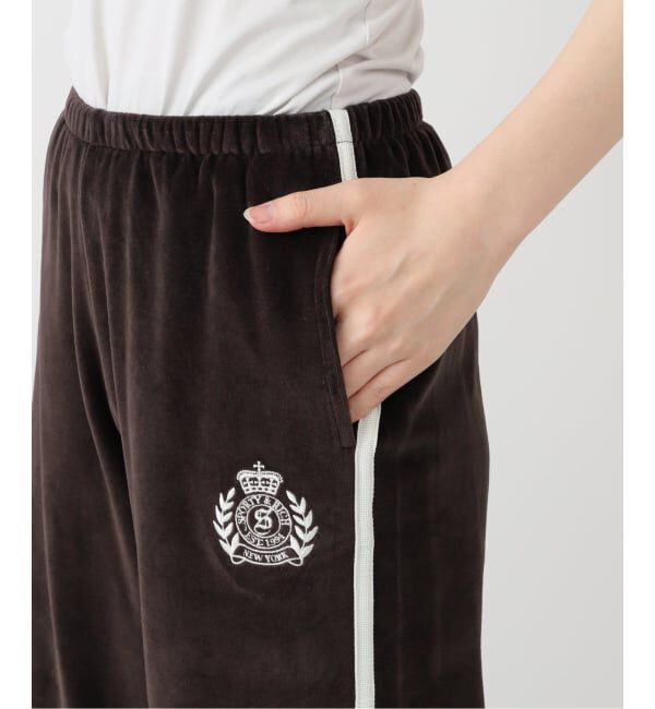 journal standard L'essage「【SPORTY&RICH/スポーティアンドリッチ】 NY Crest Velour Sweatpant」|その他|