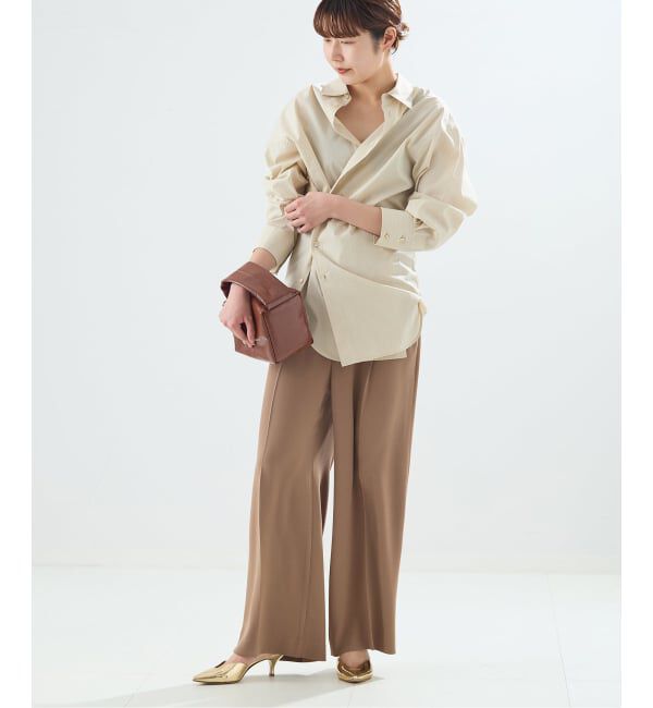 journal standard L'essage「ジョーゼット タックパンツ」|その他|