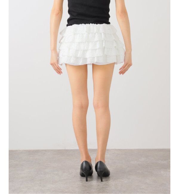 U by SPICK&SPAN「CRANK/クランク LACE CANCAN SKIRT PANTS」|その他|