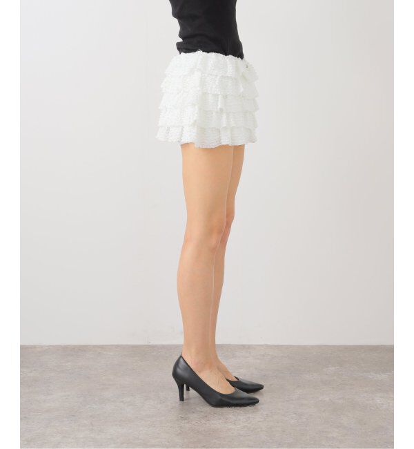 U by SPICK&SPAN「CRANK/クランク LACE CANCAN SKIRT PANTS」|その他|