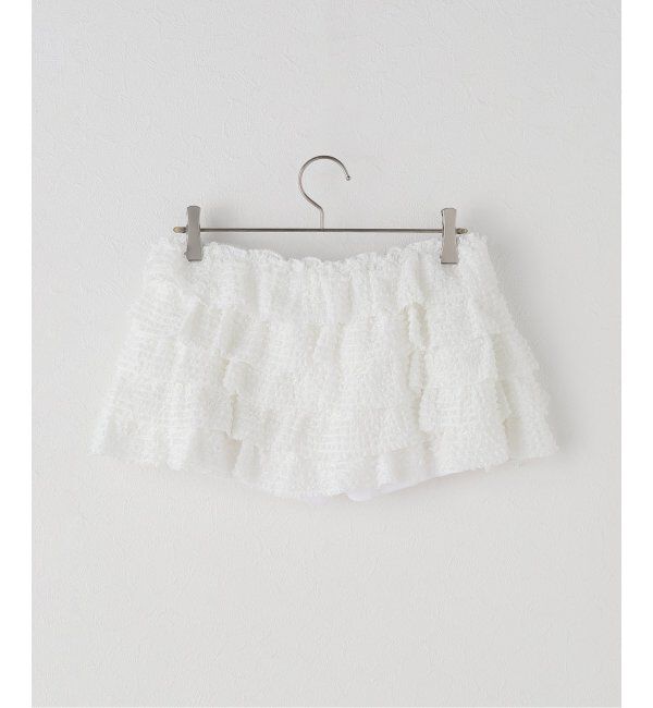 U by SPICK&SPAN「CRANK/クランク LACE CANCAN SKIRT PANTS」|その他|