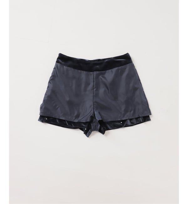 U by SPICK&SPAN「ドット刺繍ベロアパンツ」|その他|