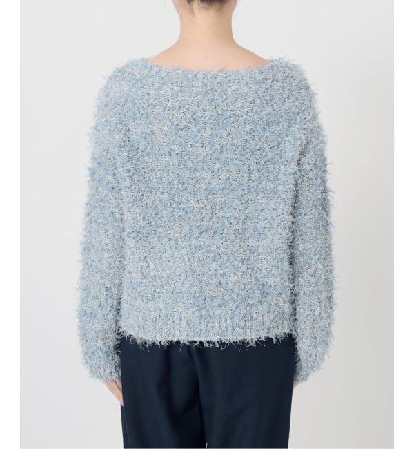  「【洗える】ファンシーヤーンニットプルオーバー」|ニット・セーター|