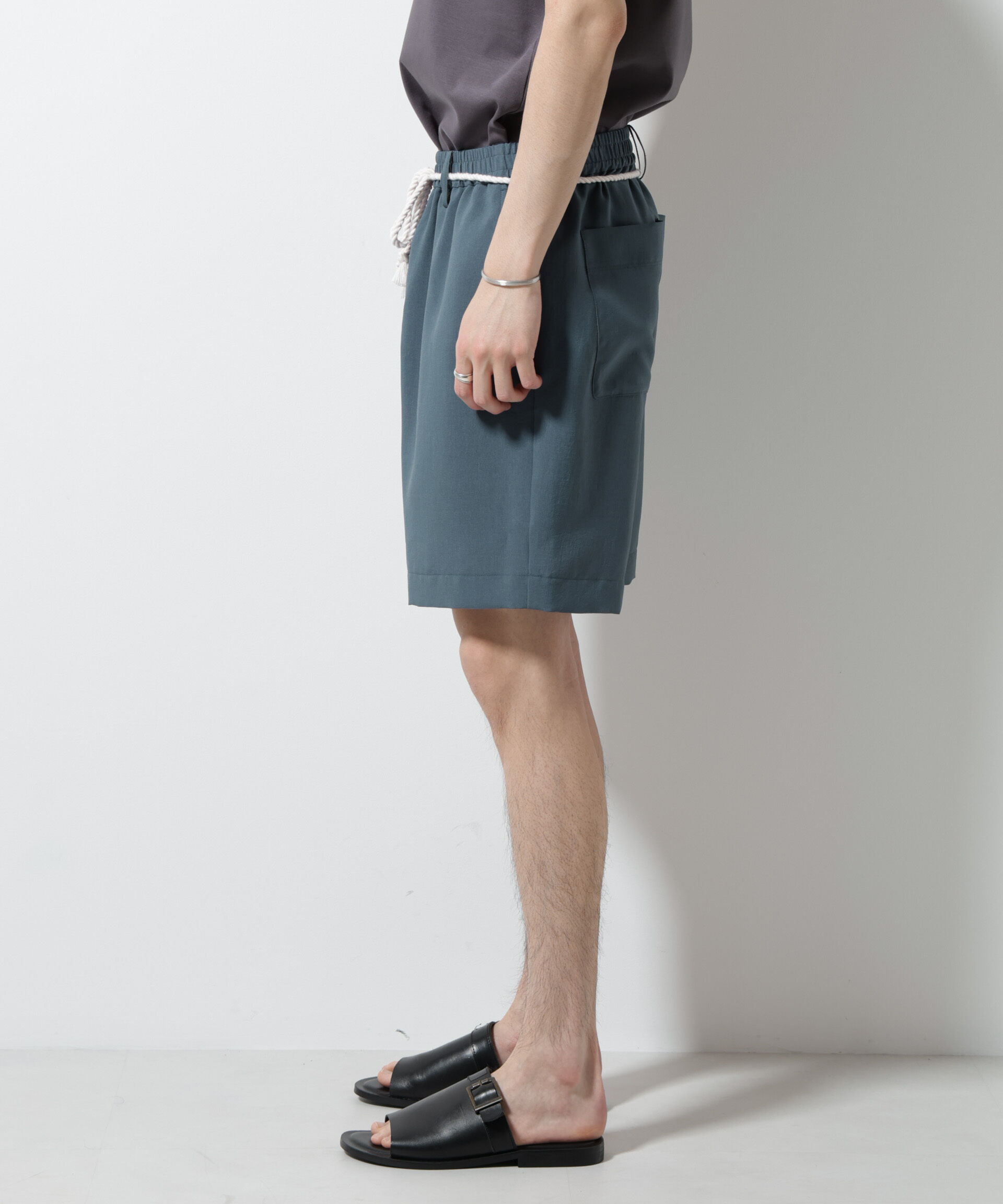 nano･universe「メランジドライイージーショートパンツ（セットアップ可）」|チノ|