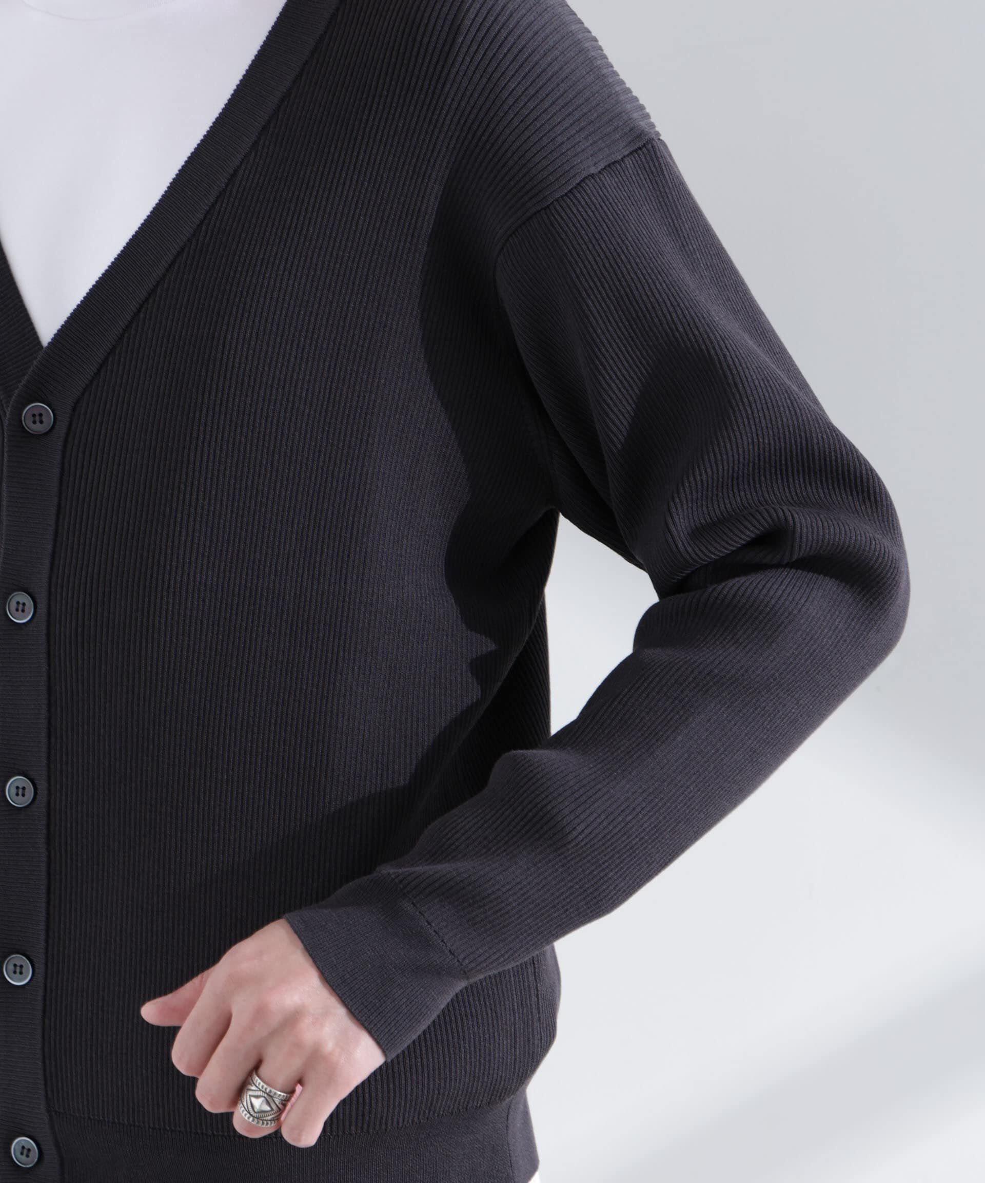  「CICAドライタッチ リブカーディガン」|カーディガン|