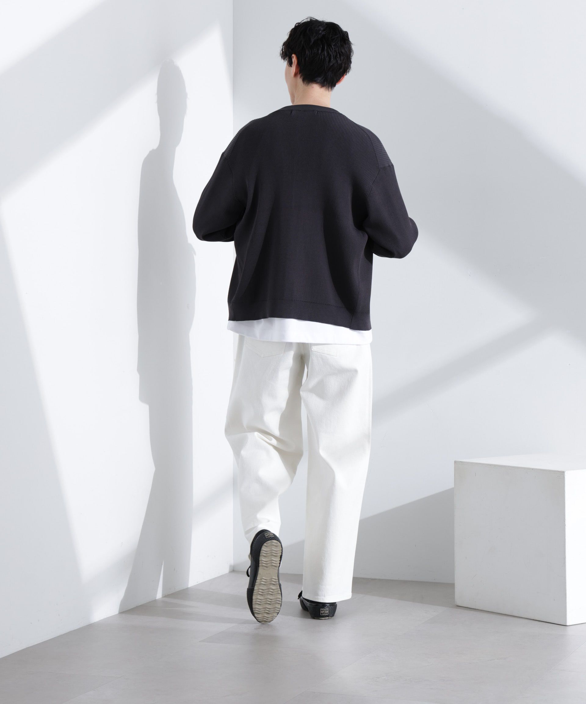  「CICAドライタッチ リブカーディガン」|カーディガン|