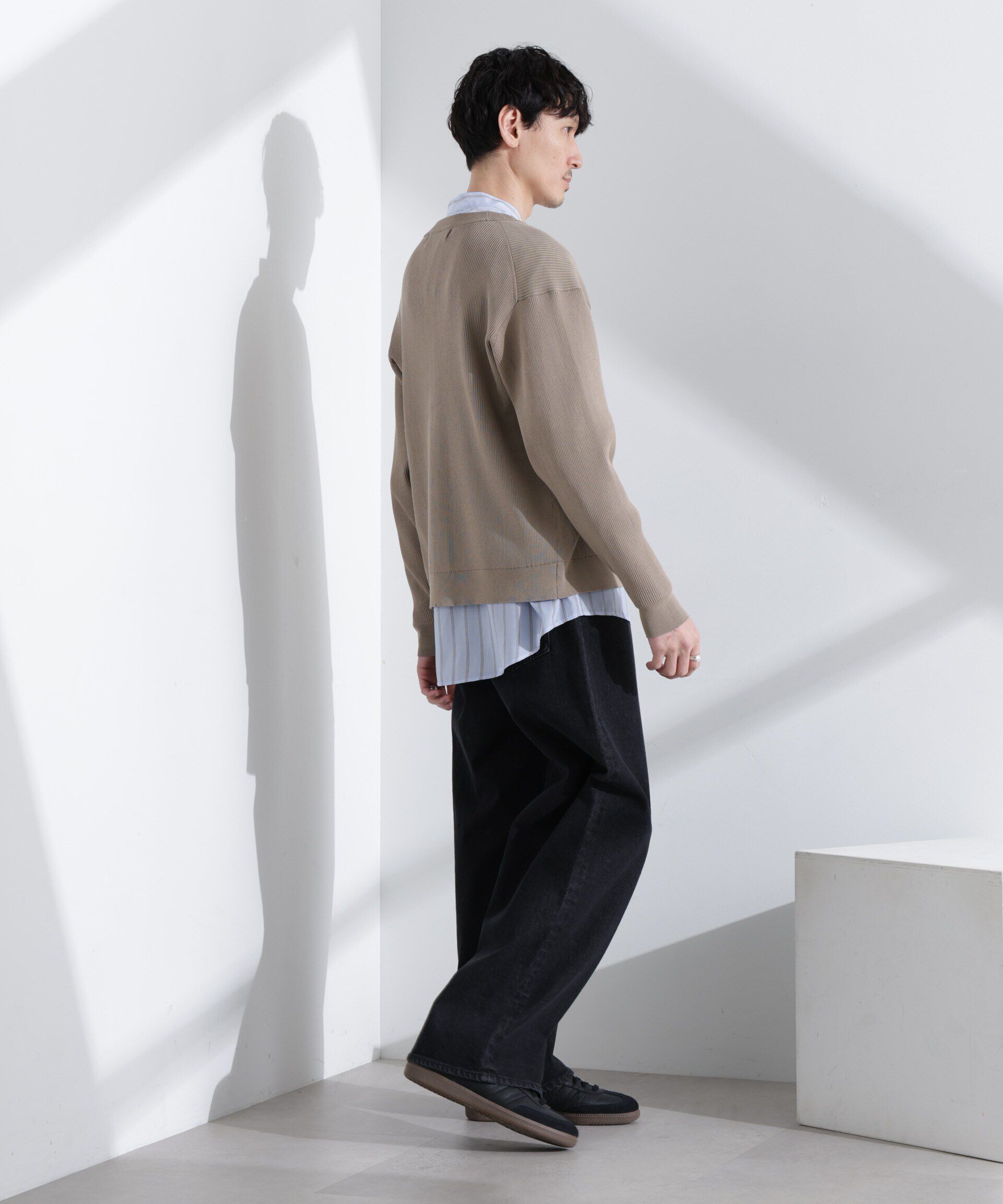  「CICAドライタッチ リブカーディガン」|カーディガン|