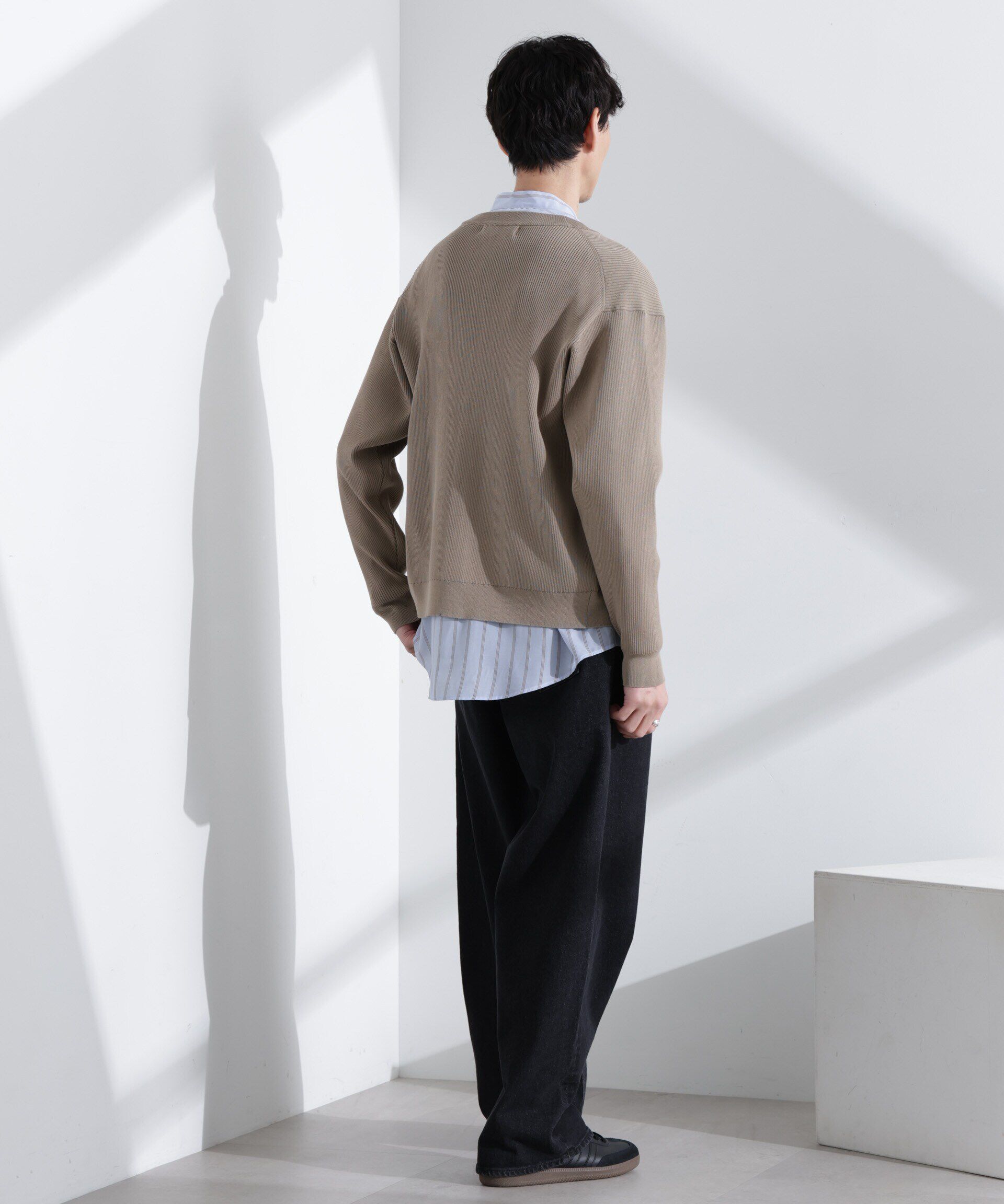  「CICAドライタッチ リブカーディガン」|カーディガン|