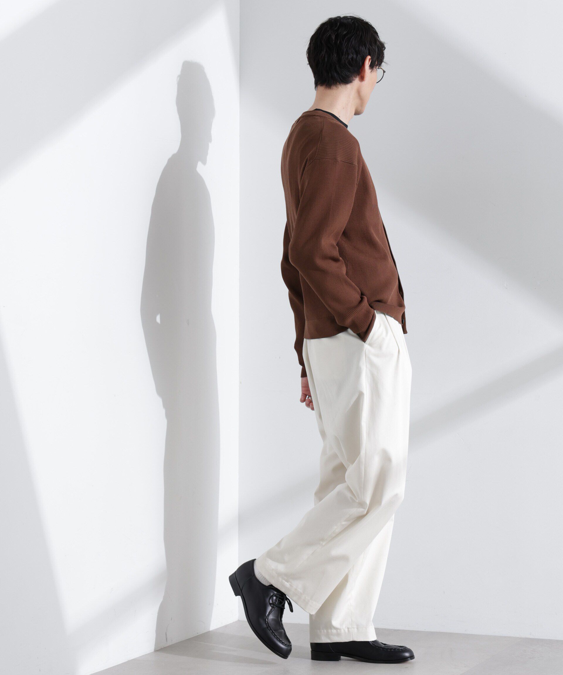  「CICAドライタッチ リブカーディガン」|カーディガン|