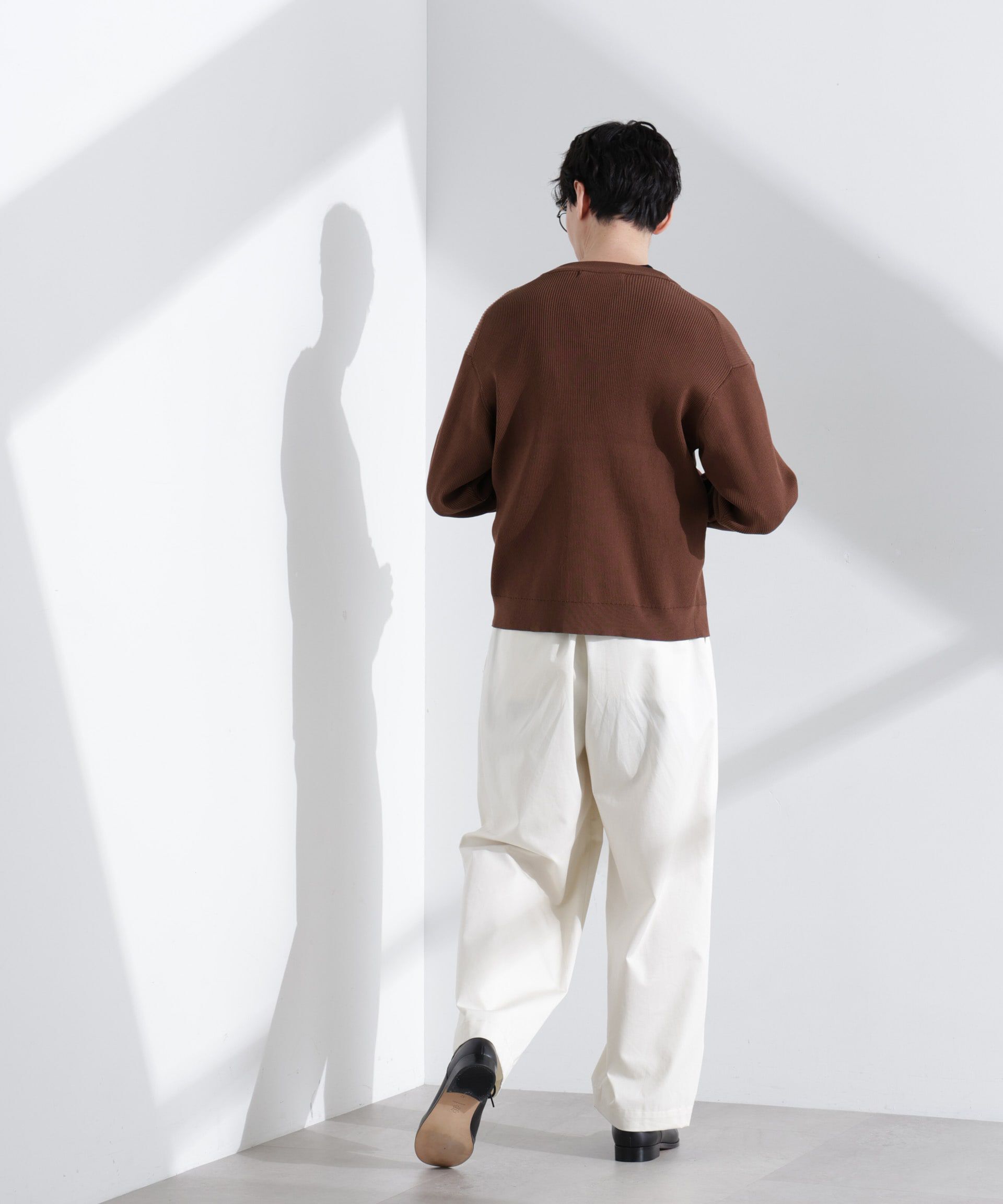  「CICAドライタッチ リブカーディガン」|カーディガン|