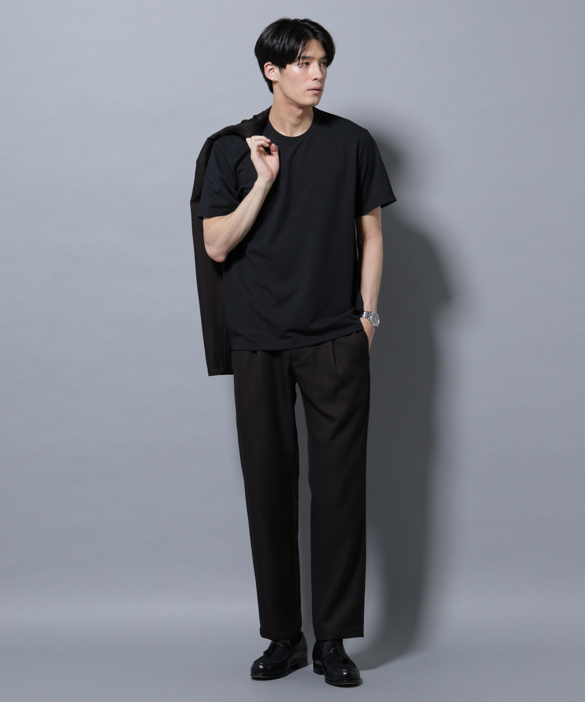 nano･universe「「N Tshirts」 AERO FREEZE 鹿の子ジャケT 半袖」|Tシャツ・カットソー|