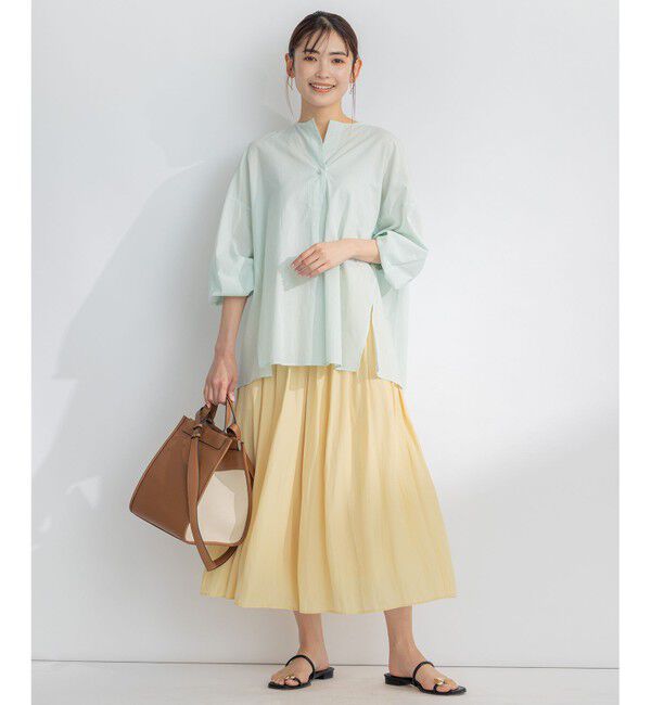 組曲「【新色追加・ウエスト調整可】ギャザーライトデシン パンツ」|その他|